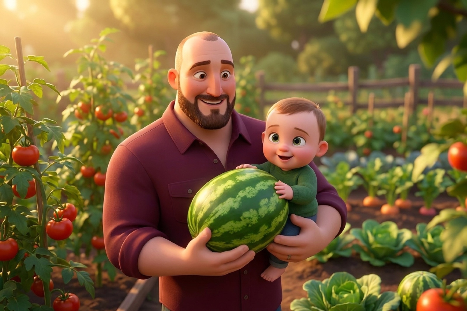 Fresh-picked watermelon straight from the Silver C Ranch rows