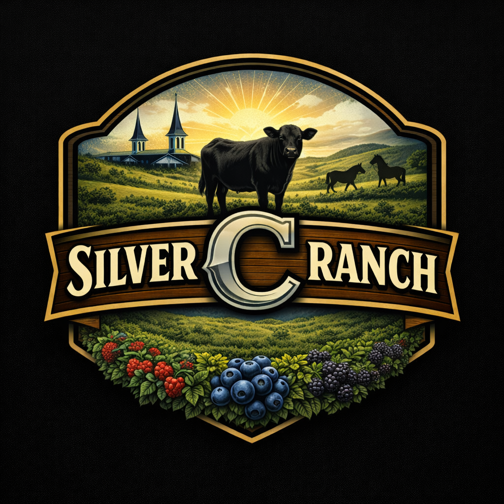 Silver C Ranch crest logo